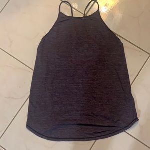 Lululemon tank, heathered purple-ish, size 6.